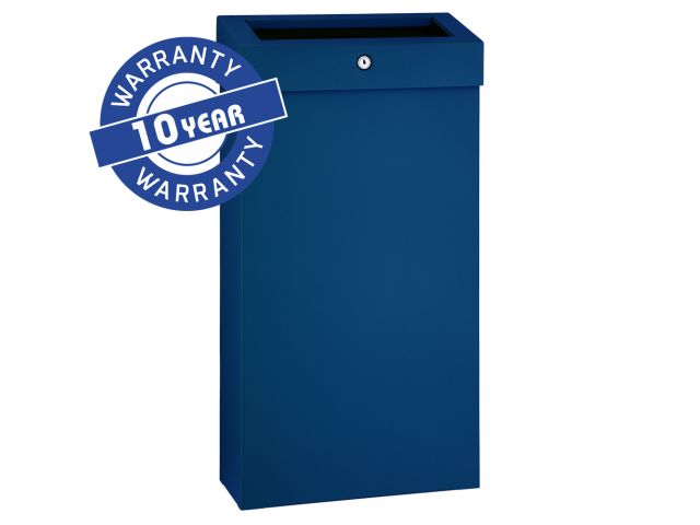 MERIDA STELLA BLUE LINE SLIM COMBO open waste bin 15 l, blue